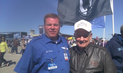 Joe and Bud Anderson WWII P51 Mustang Pilot