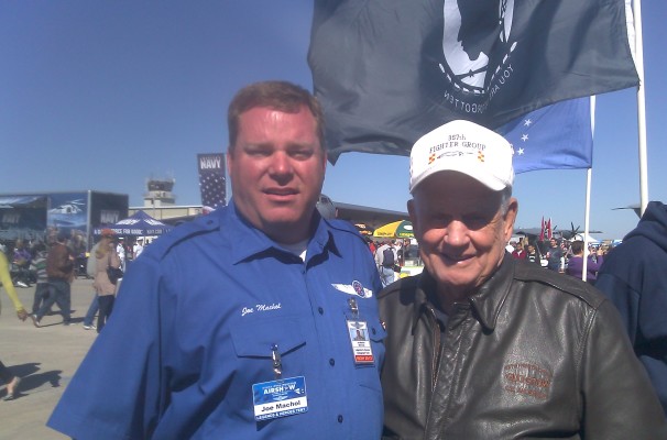 Joe and Bud Anderson WWII P51 Mustang Pilot