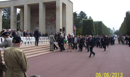 Omaha Beach Cemetery 69th Anniversary