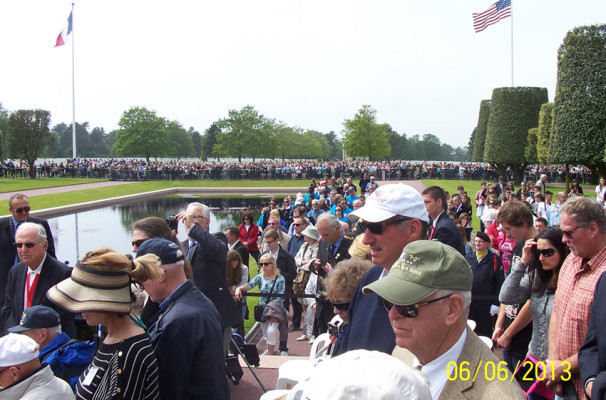 Thousands join in the 69th anniversary at Omaha Beach