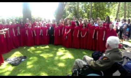 The Texas Children’s Choir Sings to WWII Veteran